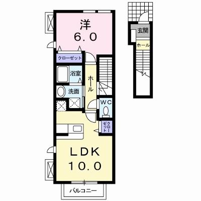 Ｆｅｌｉｃｉｔｙ　Ａ 202【管理NO：1-017514801-02020】 ★家具家電は申し込み後に搬入しますの外観画像