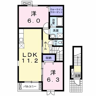 カーサ・フェリーチェ 201【管理NO：1-017113601-02010】の外観画像