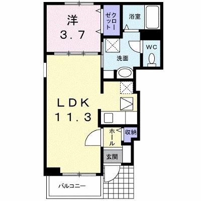 ルーチェ 101【管理NO：1-017095901-01010】 ★家具家電は申し込み後に搬入します★の外観画像