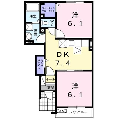 セレブリティ　Ｃ 102【管理NO：1-016740302-01020】 ★家具家電は申し込み後に搬入しますの外観画像