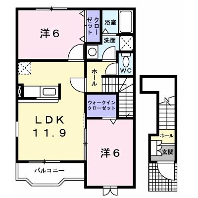 アルカンシエル 201【管理NO：1-014846701-02010】 ★家具家電は申し込み後に搬入します★の外観画像