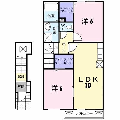 セント・フローラ　Ｃ 205【管理NO：1-014828601-02040】 ★家具家電は申し込み後に搬入しますの外観画像