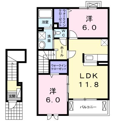 メゾンオーシャンＡ 203【管理NO：1-014444501-02030】の外観画像