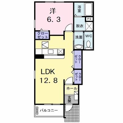 アンジェリカ　Ｃ 101【管理NO：1-013991403-01010】 ★家具家電は申し込み後に搬入します★の外観画像