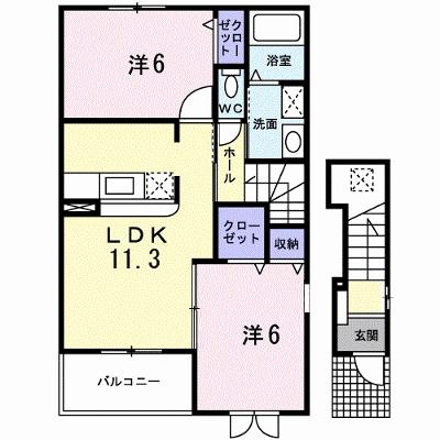 アプリコット・サン　Ａ 203【管理NO：1-013620801-02030】 2026年08月中旬入居可能の外観画像