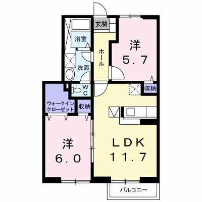 カサ　モデルナ　Ⅰ 103【管理NO：1-011640701-01030】 ★家具家電は申し込み後に搬入しますの外観画像