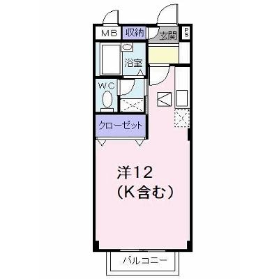 アビタシオン勝瑞Ｃ 102【管理NO：1-011279201-01020】 ★家具家電は申し込み後に搬入しますの外観画像