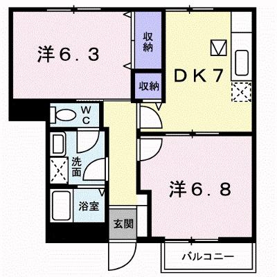 ビレッジあいＡ 103【管理NO：1-007708401-01030】 ★家具家電は申し込み後に搬入します 2026年07月下旬入居可能の外観画像