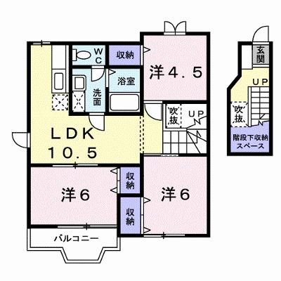 ニューシティー鳴門　３号館 203【管理NO：1-006985302-02030】 ★家具家電は申し込み後に搬入します★の外観画像