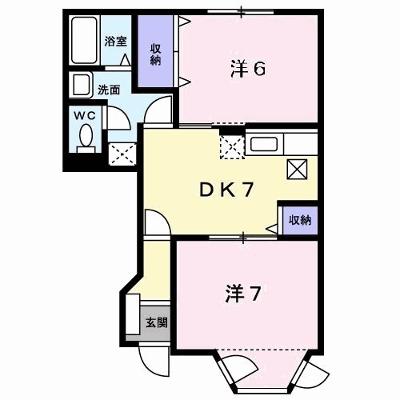 カトレア 102【管理NO：1-005952001-01020】 ★家具家電は申し込み後に搬入しますの外観画像