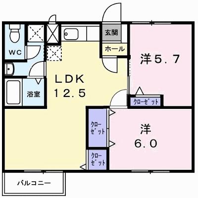 マツモトＧマンションＢ 201【管理NO：1-005127502-02010】 ★家具家電は申し込み後に搬入します★の外観画像