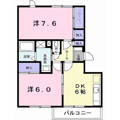グランディール矢三Ａ 102【管理NO：1-005038901-01020】 ★家具家電は申し込み後に搬入します★の外観画像