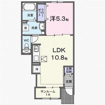 ブランド　ボヌール 102【管理NO：1-028041901-01020】 ★家具家電は申し込み後に搬入しますの外観画像