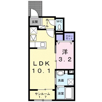 アリストコート 102【管理NO：1-027850701-01020】 ★家具家電は申し込み後に搬入しますの外観画像
