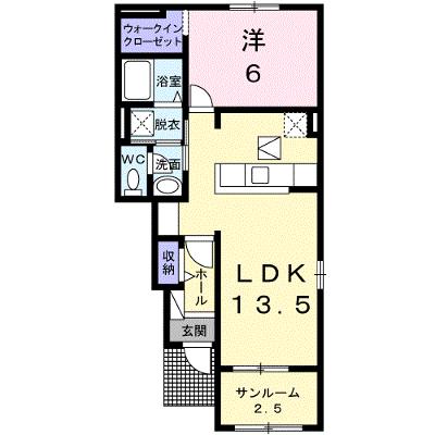 アンジュ・Ｙ 105【管理NO：1-018552001-01050】 ★家具家電は申し込み後に搬入しますの外観画像