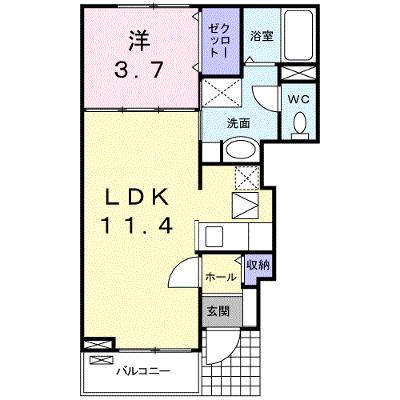 エスポア 102【管理NO：1-014719201-01020】 ★家具家電は申し込み後に搬入します 2026年08月中旬入居可能の外観画像