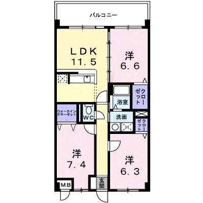 オーブ木太 303【管理NO：1-013975301-03030】 ★家具家電は申し込み後に搬入します★の外観画像