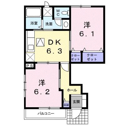 メゾン・ド・ジュネスＫ　３ 101【管理NO：1-012201703-01010】 ★家具家電は申し込み後に搬入しますの外観画像