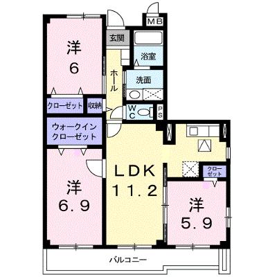 ＡＮＮＥＸーⅡ 101【管理NO：1-009533401-01010】の外観画像