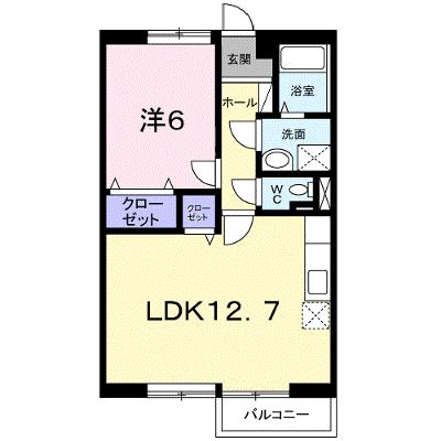 アメニティハイツカワシマ　Ａ 203【管理NO：1-006450901-02030】 ★家具家電は申し込み後に搬入しますの外観画像