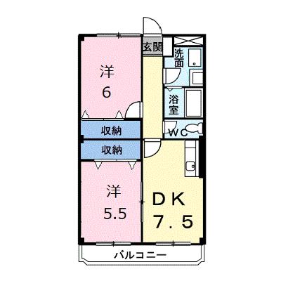 ルレーブ・ロイヤル 302【管理NO：1-005966001-03020】 ★家具家電は申し込み後に搬入しますの外観画像