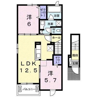 ルミエール・イリゼⅡ 201【管理NO：1-022408602-02010】 2026年08月中旬入居可能の外観画像