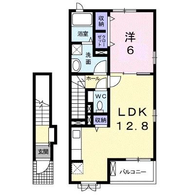 ワイズＫＭ　Ⅱ 202【管理NO：1-021384701-02020】 ★家具家電は申し込み後に搬入しますの外観画像
