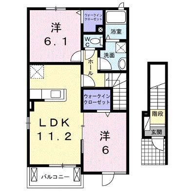 サンティエ 201【管理NO：1-020987901-02010】 ★家具家電は申し込み後に搬入しますの外観画像