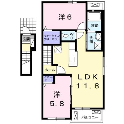 ティファニーⅡ 201【管理NO：1-020650201-02010】 ★家具家電は申し込み後に搬入しますの外観画像