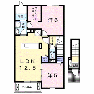 クラール元山サウスＡ 202【管理NO：1-020206601-02020】 ★家具家電は申し込み後に搬入します★の外観画像