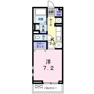 ハッピー・レモンＡ 205【管理NO：1-019505101-02050】 ★家具家電は申し込み後に搬入しますの外観画像
