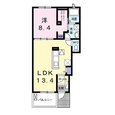 ジュネスＭ　Ⅱ 102【管理NO：1-019490702-01020】 ★家具家電は申し込み後に搬入しますの外観画像