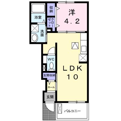 フェリーチェＮ　Ⅱ 102【管理NO：1-018860502-01020】 ★家具家電は申し込み後に搬入しますの外観画像