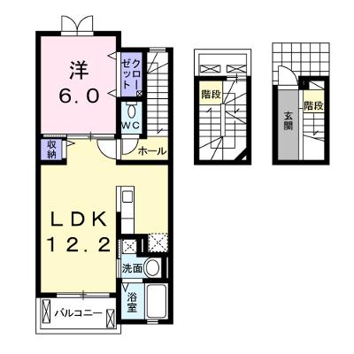 オレンジ窓香 303【管理NO：1-018254701-03030】 ★家具家電は申し込み後に搬入します 2026年07月下旬入居可能の外観画像