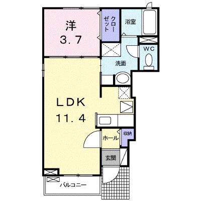 プリーズプレイスＢ 101【管理NO：1-017430002-01010】 ★家具家電は申し込み後に搬入しますの外観画像