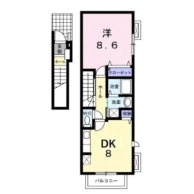 ジュネス　ＭＵＫＡＩ 202【管理NO：1-017297101-02020】 ★家具家電は申し込み後に搬入しますの外観画像