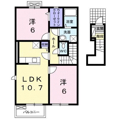ルース　デラ　プレッソ　Ⅱ 203【管理NO：1-016390602-02030】 ★家具家電は申し込み後に搬入します 2026年07月下旬入居可能の外観画像