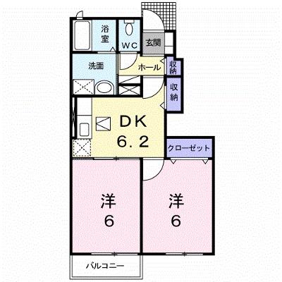 アルドーレ　Ⅱ 102【管理NO：1-014942902-01020】 ★家具家電は申し込み後に搬入しますの外観画像
