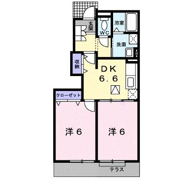 ブランド　バーグＡ 102【管理NO：1-013446501-01020】 ★家具家電は申し込み後に搬入しますの外観画像