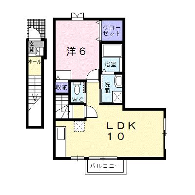 れいけん元山 201【管理NO：1-013298401-02010】 ★家具家電は申し込み後に搬入します★の外観画像