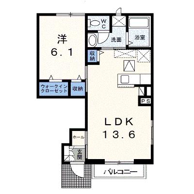 グランディール・堀越 102【管理NO：1-011037201-01020】 ★家具家電は申し込み後に搬入します 2026年07月下旬入居可能の外観画像