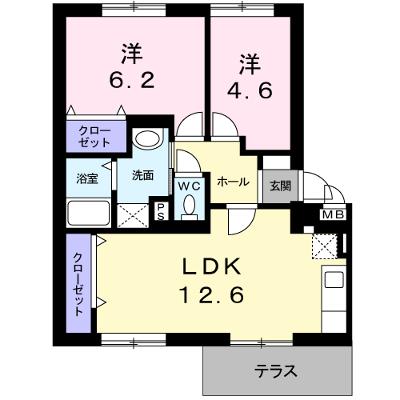 ニューエルディム小田 104【管理NO：1-004783201-01040】 ★家具家電は申し込み後に搬入しますの外観画像