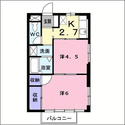 エルディム大谷 201【管理NO：1-001671501-02010】 ★家具家電は申し込み後に搬入しますの外観画像