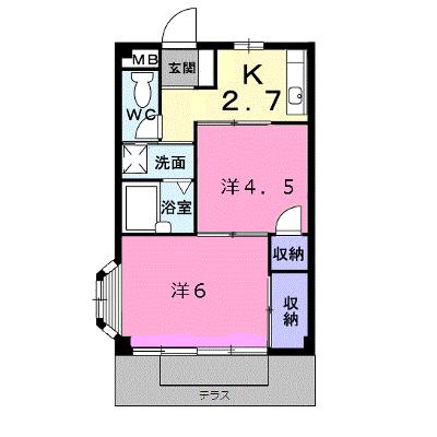 エルディム大谷 102【管理NO：1-001671501-01020】 ★家具家電は申し込み後に搬入しますの外観画像