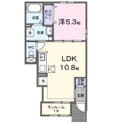 メゾン・ド・リス 102【管理NO：1-027566101-01020】 ★家具家電は申し込み後に搬入します 2026年07月下旬入居可能の外観画像