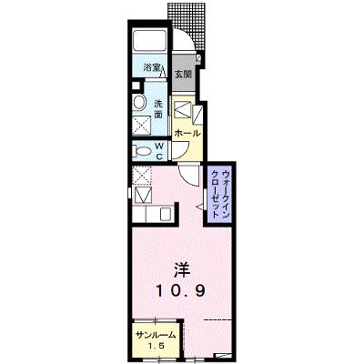 リュシータ　Ｂ 102【管理NO：1-027020502-01020】 ★家具家電は申し込み後に搬入します★の外観画像