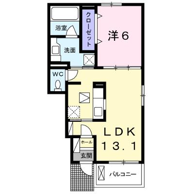 Ｂｅｌｌｅ　Ｆｌｅｕｒ　Ⅱ 103【管理NO：1-022012802-01030】 ★家具家電は申し込み後に搬入しますの外観画像