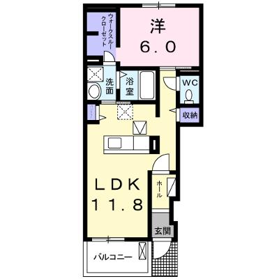 キャッスル　Ｄ 102【管理NO：1-021579902-01020】 ★家具家電は申し込み後に搬入しますの外観画像