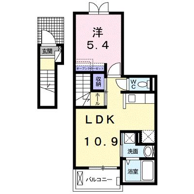 ディア　コート　中津 203【管理NO：1-021548301-02030】 ★家具家電は申し込み後に搬入しますの外観画像