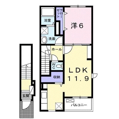 ノイ・レーベンＢ 205【管理NO：1-020813102-02050】 ★家具家電は申し込み後に搬入します★の外観画像